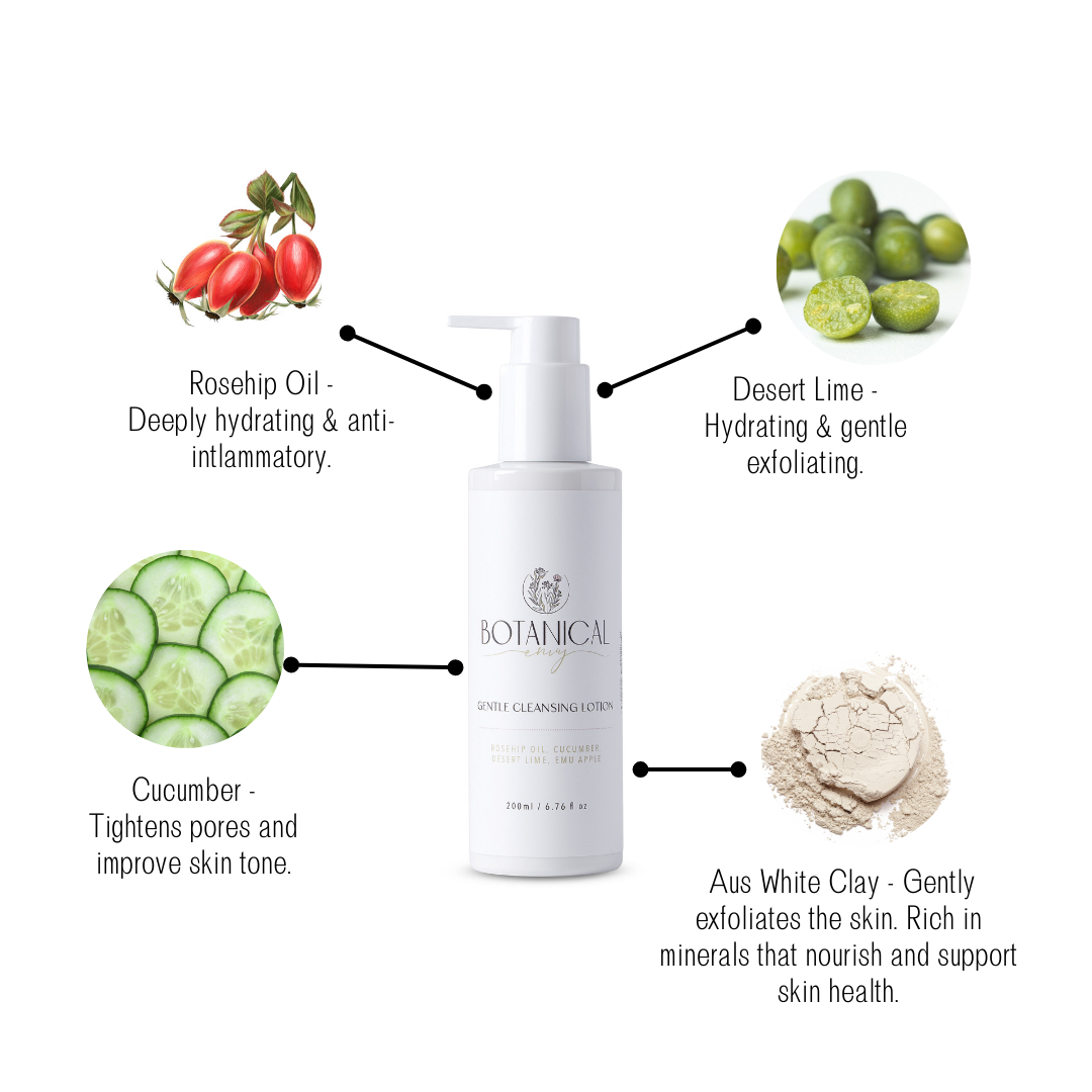 Gentle cleansing lotion