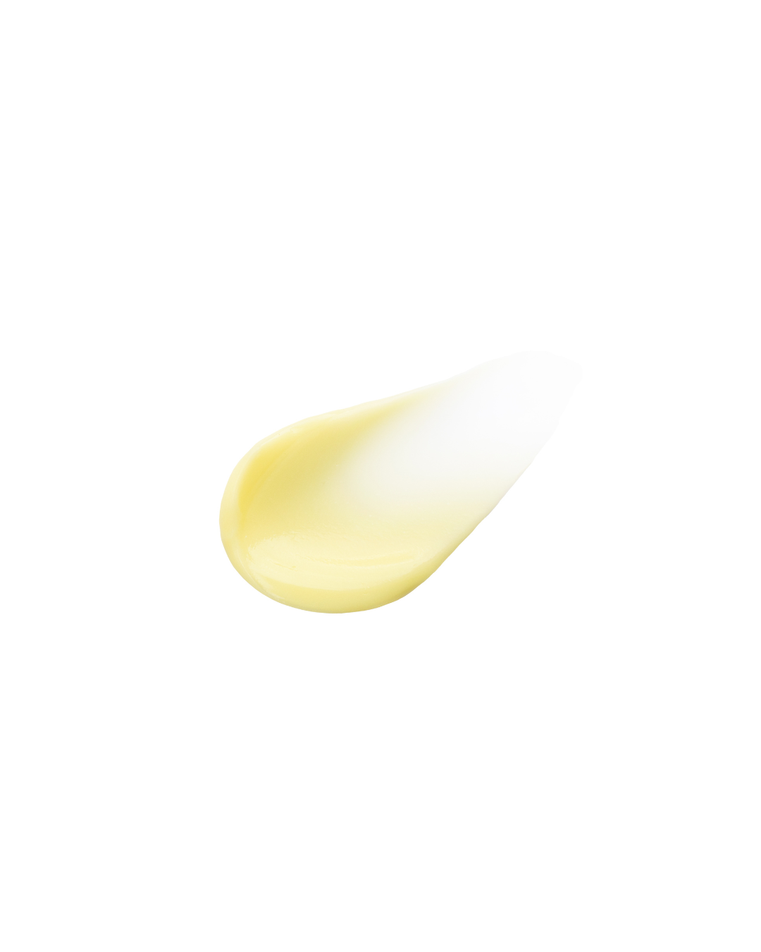 A swatch of yellow Botanical Envy Bakuchiol serum against a white background