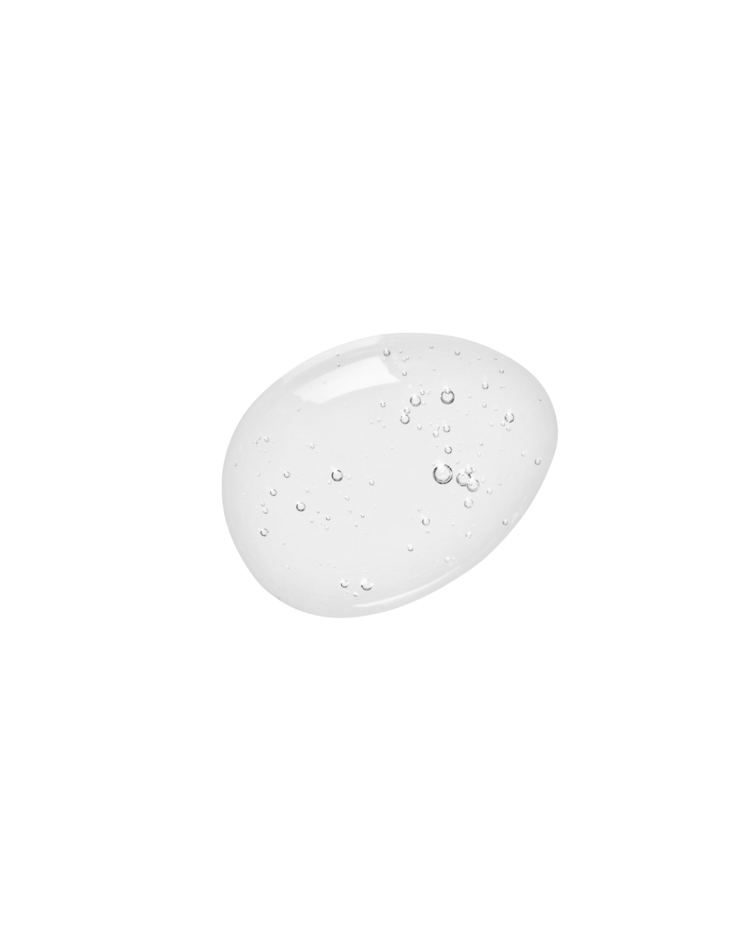 A swatch of Botanical Envy clear gel firming serum against a white background