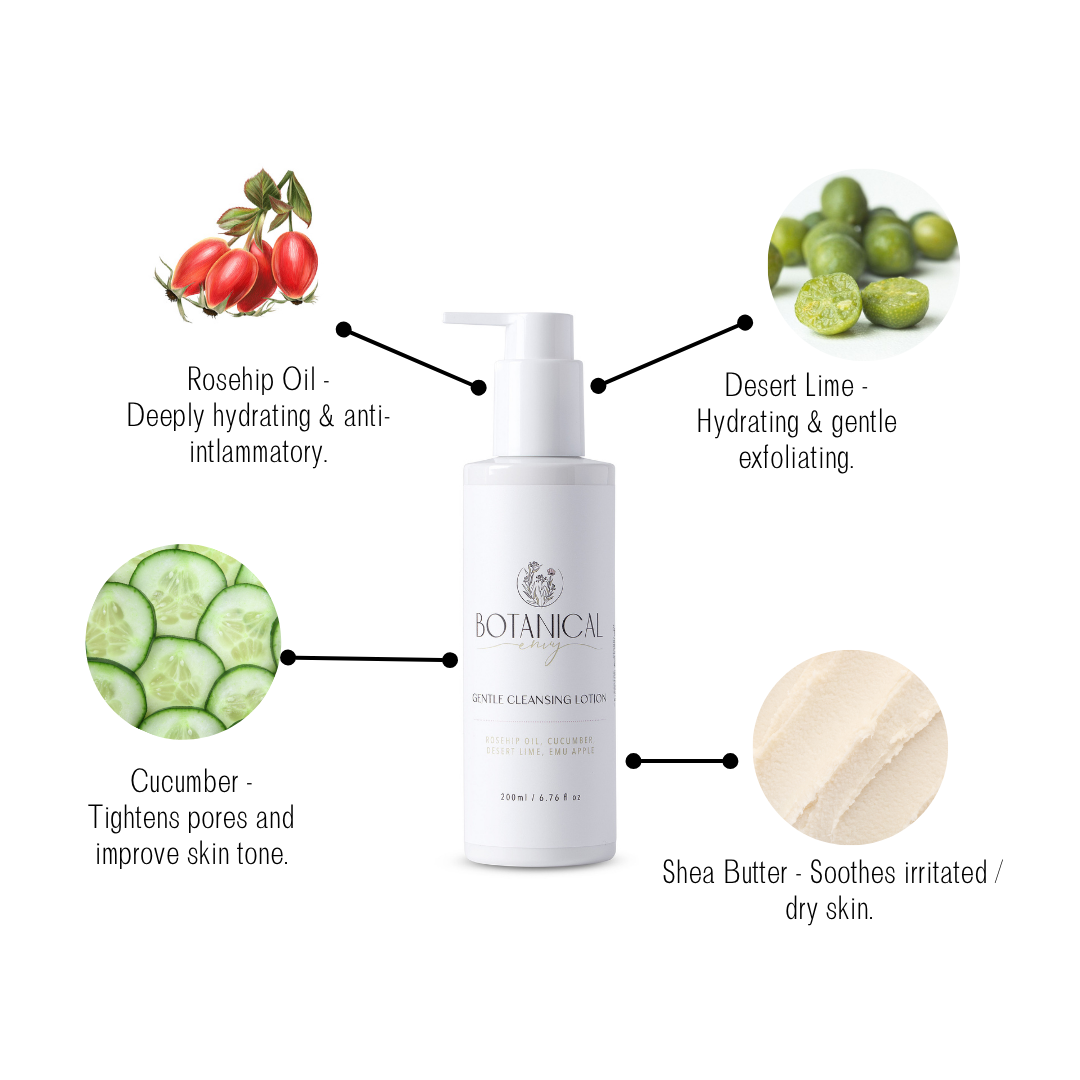 Gentle cleansing lotion